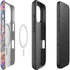 Warm Taupe Floral iPhone 16 Pro Magsafe Impact Case